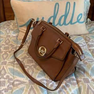 Michael Kors medium size cognac brown bag